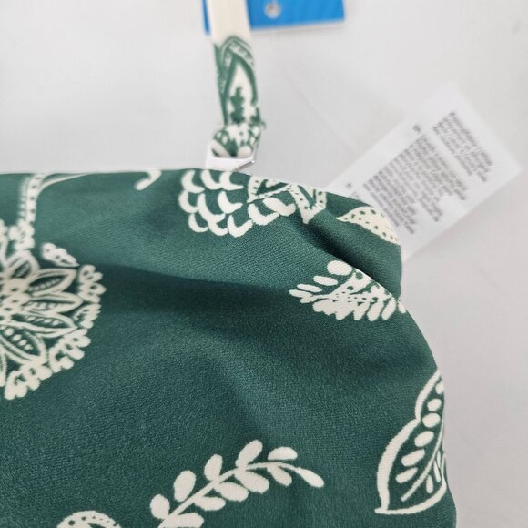 Cupshe Womens Floral Green High-Waisted Bikini Set Medium Beach Vacation Sexy - Picture 4 of 9